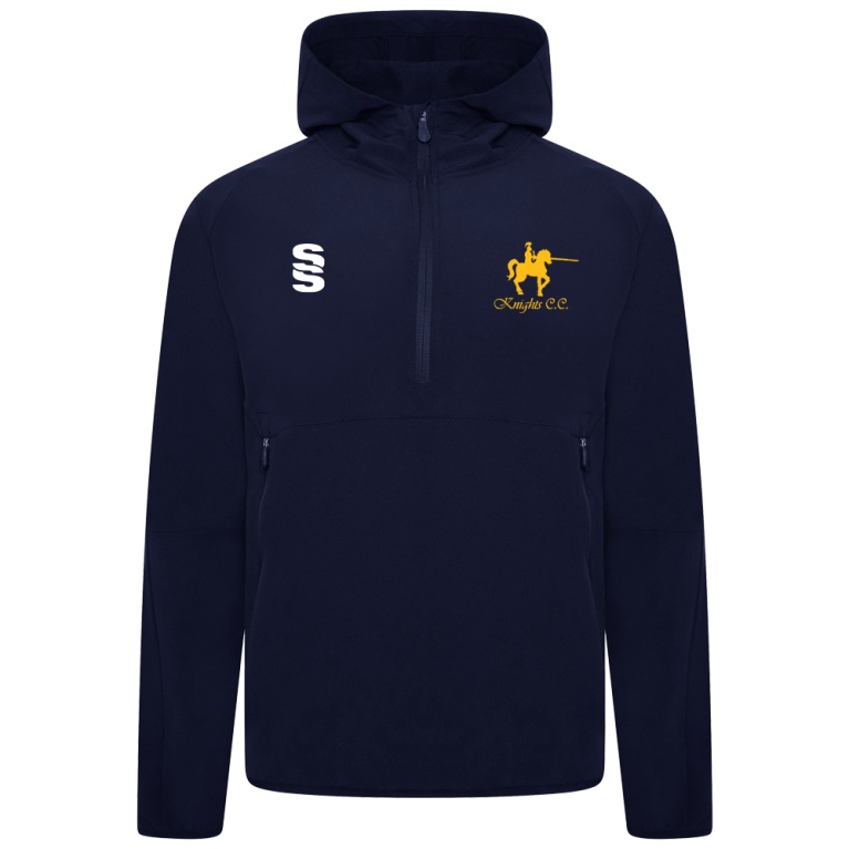 KNIGHTS CC Dual Elite 1/4 Zip Hoody / Rain Jacket : Navy