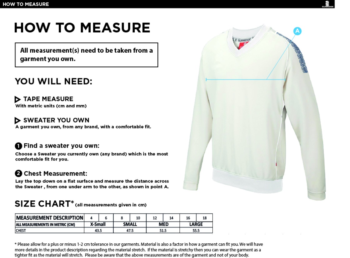 knights cc BLAST LONG SLEEVE WOMEN'S SWEATER - Ivory - Size Guide